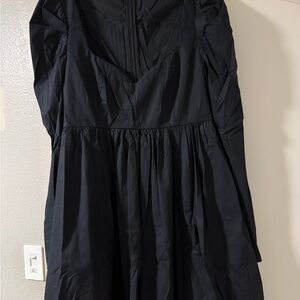 Abercrombie & Fitch Elegant Black Long Sleeve Dress